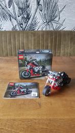 Lego Technic 42132 motorfiets, Ophalen of Verzenden, Zo goed als nieuw, Complete set, Lego