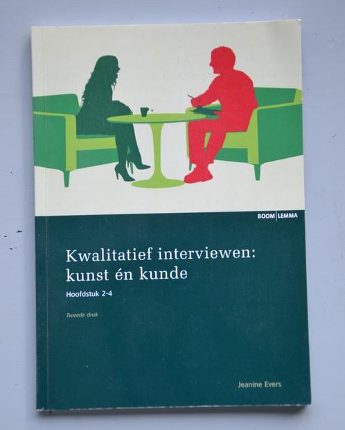 Kwalitatief interviewen: kunst én kunde, Boeken, Studieboeken en Cursussen, Gelezen, HBO, Gamma, Ophalen of Verzenden