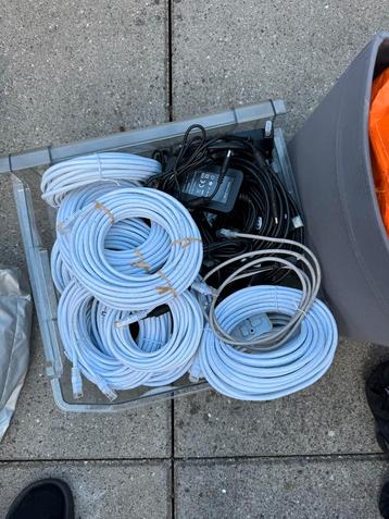 Kabel en wifi installatie ! Cat 6 + Coax kabels - laat weten beschikbaar voor biedingen