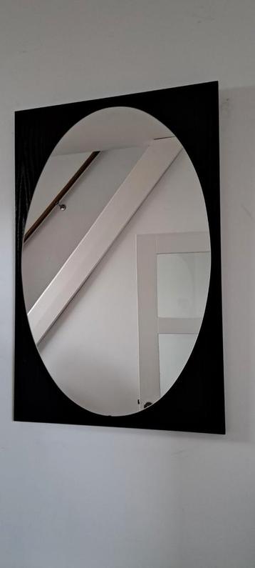 Retro Spiegel jaren 70 ovaal, 49x74 cm beschikbaar voor biedingen