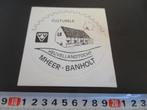 sticker VVV Culturele Heuvellandtocht MHEER - BANHOLT, Ophalen, Zo goed als nieuw