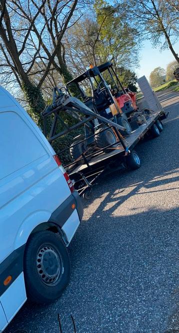 Verhuur van shovel en mini graver ect met machinisten  beschikbaar voor biedingen