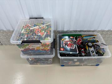 Zeer fraaie lego partij 25kg incl boekjes en 8258 kraanwagen beschikbaar voor biedingen
