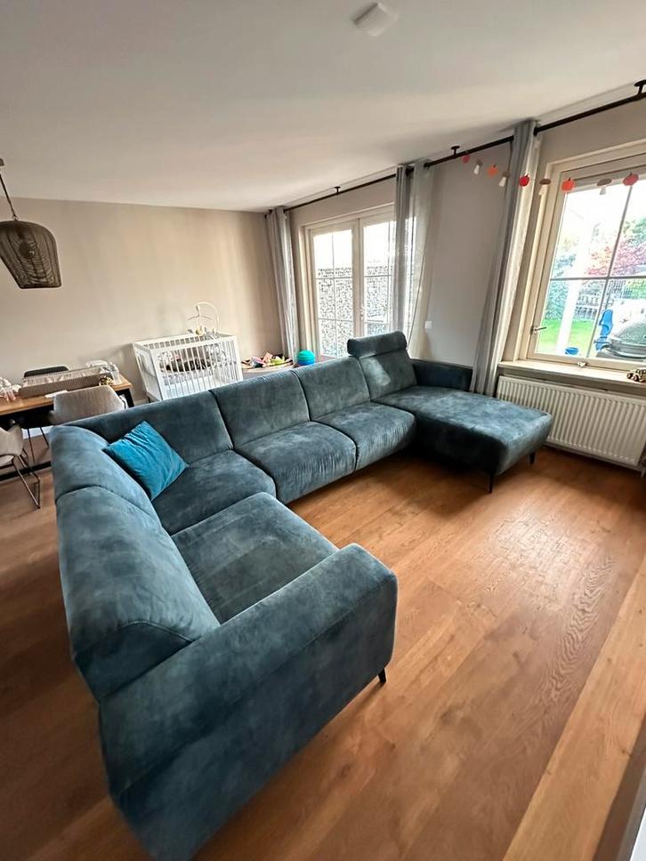 Te koop: Hoekbank links Puento gerecycled polyether, Huis en Inrichting, Banken | Complete zithoeken, Stof, Ophalen of Verzenden