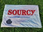 Sourcy mineraalwater vlag - 145 x 100 cm., Diversen, Vlaggen en Wimpels, Ophalen of Verzenden, Zo goed als nieuw