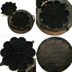 Wafelijzer 5 hartjes op de onderzijde een Nederlands recept, Ophalen of Verzenden