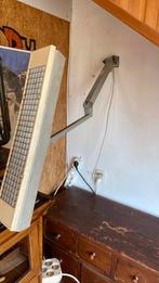 Vintage Schaarlamp knikarmlamp op tl, Huis en Inrichting, Lampen | Wandlampen, Ophalen of Verzenden, Zo goed als nieuw