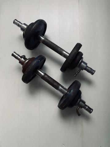 4x 2.25 en 4x 0.75 gewichten met stang beschikbaar voor biedingen