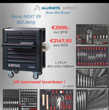 Sonic Gereedschapwagen incl gereedschap 