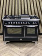 Prachtig Boretti Fornuis 120 cm Gas 7 pits + Frytop, Ophalen of Verzenden, Grill, Gas