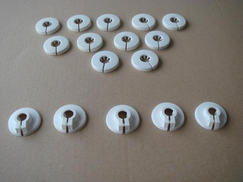 CV buisrozet buismanchet 15 mm en 10 mm - Kleur wit, Doe-het-zelf en Verbouw, Verwarming en Radiatoren, Nieuw, Overige typen, Ophalen of Verzenden