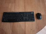 Logitech MK270 toetsenbord + muis combinatie. Draadloos., Toetsenbord en muis-set, Logitech, Ophalen of Verzenden, Zo goed als nieuw