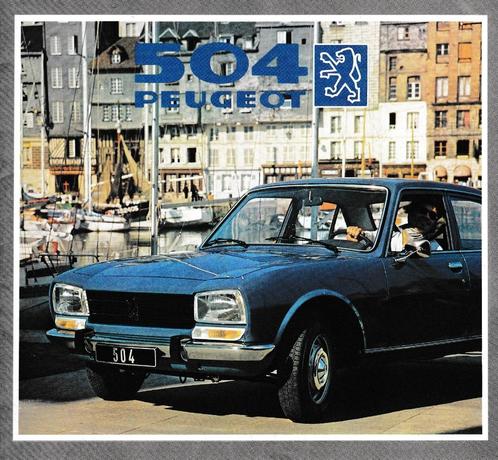 Peugeot 504, 1982, uitgebreid, Boeken, Auto's | Folders en Tijdschriften, Zo goed als nieuw, Peugeot, Ophalen of Verzenden