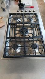 Smeg gaskookplaat 5 pits, Gebruikt, 60 cm of meer, Ophalen of Verzenden, Inbouw
