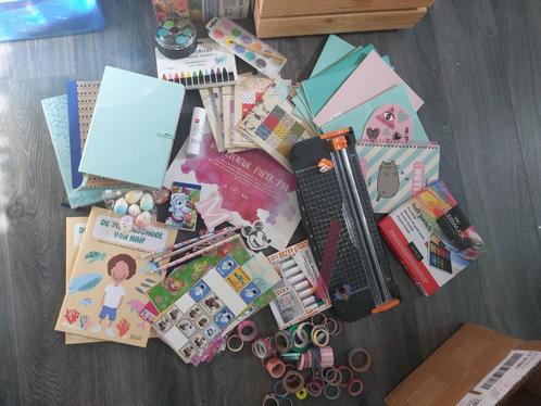 Groot pakket knutsel en school spulletjes, Hobby en Vrije tijd, Knutselen, Zo goed als nieuw, Overige typen, Ophalen of Verzenden