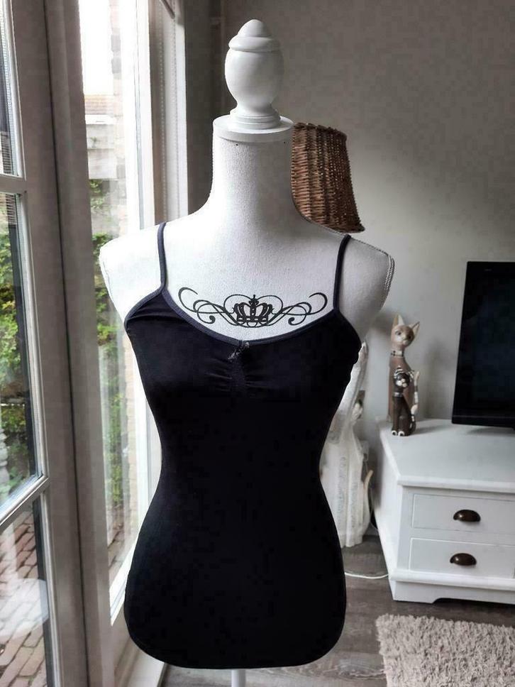Zwart Corrigerend Verstelbaar Hemd Hemdje Maat XS, Kleding | Dames, Ondergoed en Lingerie, Hemd, Zwart, Ophalen of Verzenden