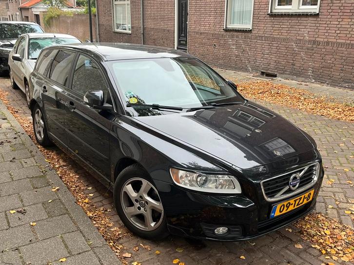 Volvo V50 D2 Drive 115pk Start/stop 2012 Zwart, Auto's, Volvo, Particulier, Diesel, A, Stationwagon, Handgeschakeld, Origineel Nederlands
