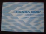 Honda CB650C 1980 motorycle owner's manual CB 650 handbuch, Motoren, Ophalen of Verzenden, Honda