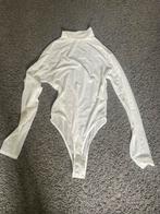 Witte doorzichtende Bodysuit, Wit, Nieuw, Ophalen of Verzenden, Lange mouw