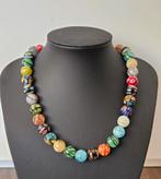 Murano ketting glaskralen echt Italiaans glas, Sieraden, Tassen en Uiterlijk, Kettingen, Ophalen of Verzenden, Nieuw, Overige kleuren