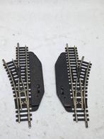 Minitrix 4951/4953 Wissels, Gebruikt, Gelijkstroom, Rails, Ophalen of Verzenden