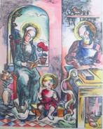 Matthieu Wiegman (1886-1971) Jozef schaaft -  ingekl. litho, Antiek en Kunst, Ophalen of Verzenden
