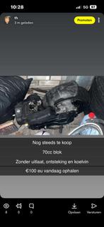 70cc zip blok malossi, Ophalen of Verzenden, Gebruikt, Blok, Piaggio