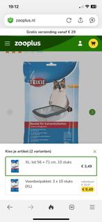 Kattenbakzakken, Ophalen, Nieuw