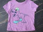 T-shirt paars dinosaurus maat 92 shirt korte mouw dino, Jongen, Ophalen of Verzenden, Zo goed als nieuw, Shirt of Longsleeve
