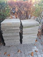 Plavuizen 50cm x 50cm, ca 8 m2, Ophalen, Gebruikt, Beton, Terrastegels
