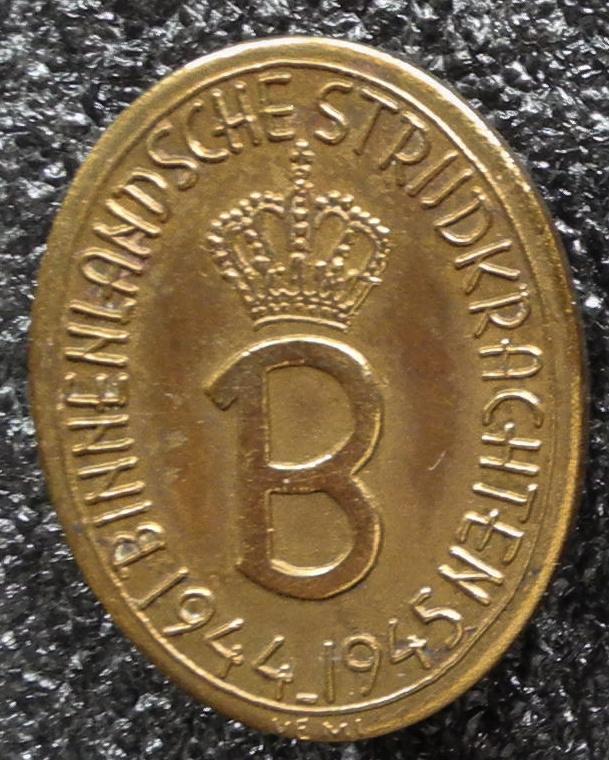 Herinneringsinsigne Binnenlandse Strijdkrachten 1944-1945, Verzamelen, Militaria | Algemeen, Landmacht, Embleem of Badge, Nederland