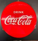 Emaille Reclamebord Drink Coca-Cola, Verzamelen, Ophalen of Verzenden, Gebruikt, Reclamebord
