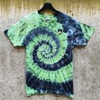 Groen - zwart spiral tie dye met tuxedo kat t-shirt maat M, Nieuw, Ophalen of Verzenden, Groen, Spiral Creaties