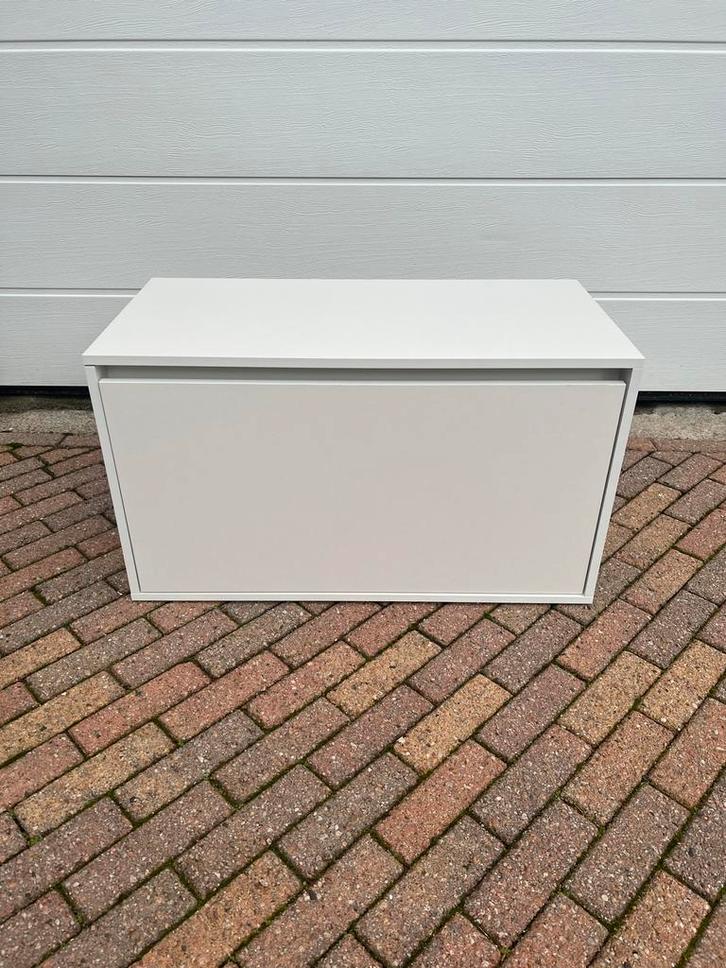 Halbankje Wit 80x40x45cm - Nieuw!, Huis en Inrichting, Kasten | Ladekasten, Nieuw, Minder dan 100 cm, 50 tot 100 cm, 25 tot 50 cm