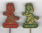 2 speldjes TOM POES ROOD EN GROEN (A8), Verzamelen, Speldjes, Pins en Buttons, Verzenden, Gebruikt, Overige onderwerpen