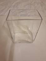 vaas, antieke glazen accubak, Huis en Inrichting, Woonaccessoires | Vazen, Ophalen, Overige kleuren, Minder dan 50 cm, Glas