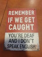 Houten Wandplaat - 20x15cm - Nieuw, N/A, Ophalen of Verzenden, N/A, N/A