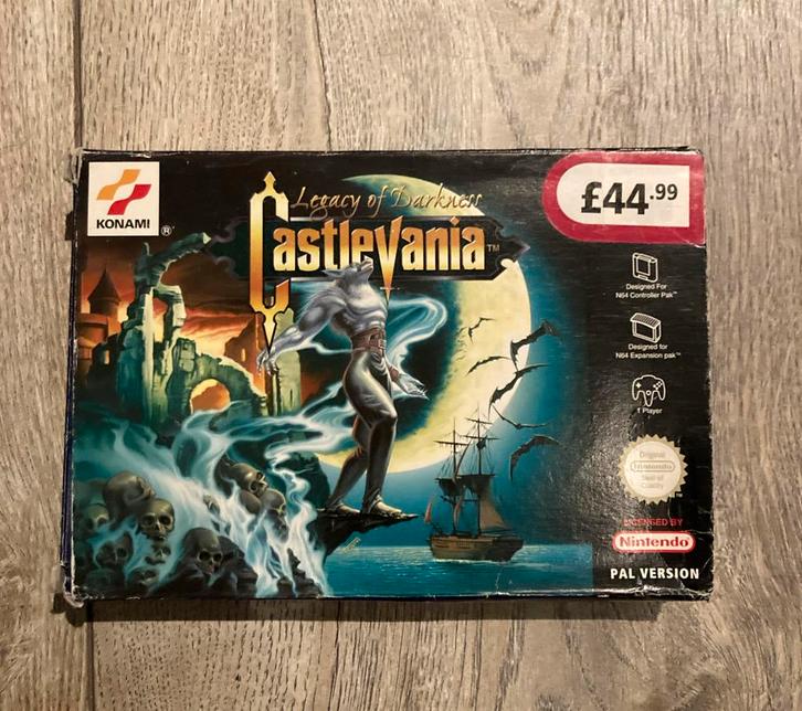 Castlevania Legacy of Darkness N64 - Compleet!, Spelcomputers en Games, Spelcomputers | Nintendo 64, Gebruikt, Zonder controller