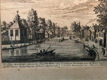 17e eeuwse etsen dorp Maarssen en ets Bloemaert beschikbaar voor biedingen
