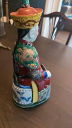 Vintage Chinees porselein Qing keizer beeld, Ophalen of Verzenden
