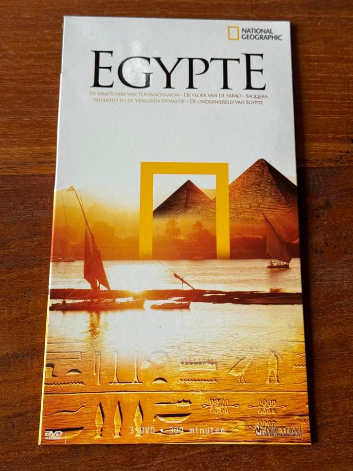 National Geographic Egypte - 3 DVD Boxset, Cd's en Dvd's, Dvd's | Documentaire en Educatief, Zo goed als nieuw, Politiek of Geschiedenis