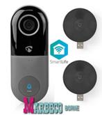 Videodeurbel, Door "Ring" met camera, Wi-Fi + 2 USB bellen