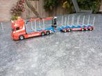 Sunde . Scania met autolaadkraan en aanhangwagen hout, Ophalen of Verzenden, Bus of Vrachtwagen