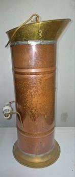 Vintage Kolenkit/Paraplubak - Koper & Messing, Ophalen, Gebruikt, Overige typen, Minder dan 100 cm