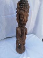 Tiki (antiek) voorouder beeld met veel details (hout), Antiek en Kunst, Ophalen of Verzenden