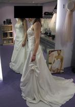 Trouwjurk - bruidsjurk - maat 38 - kleur: ivoor, Kleding | Dames, Ophalen, Zo goed als nieuw, Wit, Trouwjurk