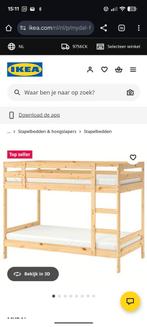 Mydal ikea stapelbed, Huis en Inrichting, Slaapkamer | Stapelbedden en Hoogslapers, 90 cm, Eenpersoons, Ophalen of Verzenden, Zo goed als nieuw