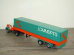 Scania Vabis 76 Truck & Trailer Lommerts - Tekno 1:50, Hobby en Vrije tijd, Modelauto's | 1:50, Verzenden, Zo goed als nieuw, Bus of Vrachtwagen