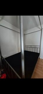 Hemelbed 140x200 | Zonder matras | Met lattenbodem., Huis en Inrichting, Slaapkamer | Bedden, Ophalen, Tweepersoons, 140 cm, 200 cm