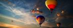 Ballonvaart voor 4 personen, Tickets en Kaartjes, Drie personen of meer, Cadeaubon, Overige typen